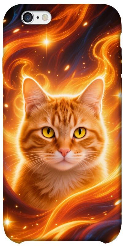 Чехол itsPrint Fire cat для Apple iPhone 6/6s (4.7"), животные, купить оптом с доставкой