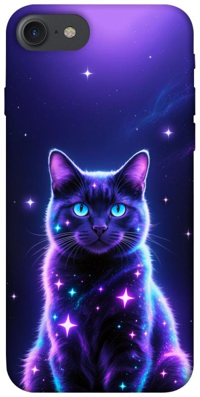 Чехол itsPrint Galaxy purple cat для Apple iPhone 7 / 8 (4.7"), животные, купить оптом с доставкой