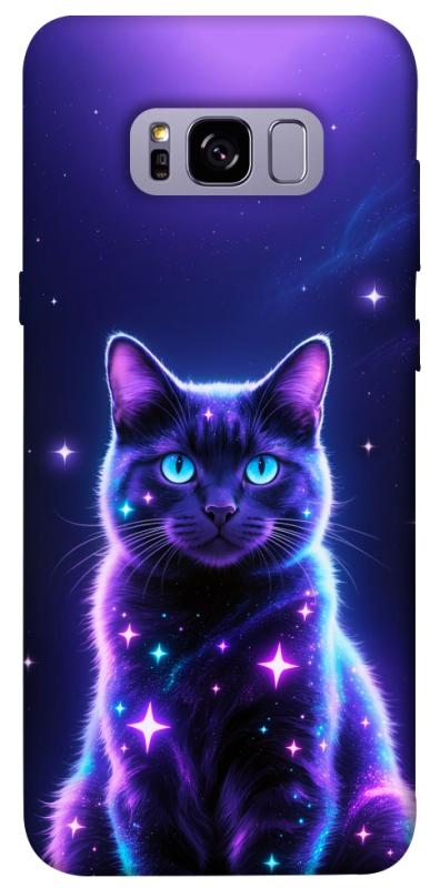 Чехол itsPrint Galaxy purple cat для Samsung G955 Galaxy S8 Plus, животные, купить оптом с доставкой