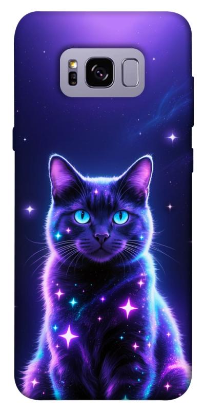 Чехол itsPrint Galaxy purple cat для Samsung G955 Galaxy S8 Plus, животные, купить оптом с доставкой