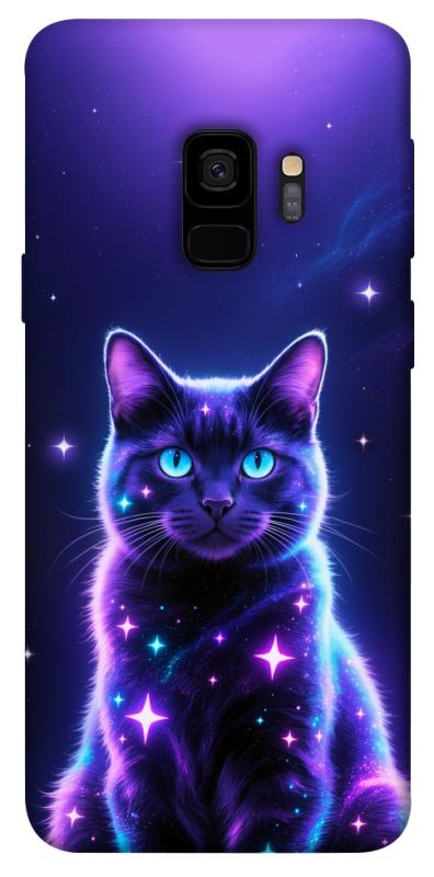 Чохол itsPrint Galaxy purple cat для Samsung Galaxy S9, тварини, купити оптом з доставкою