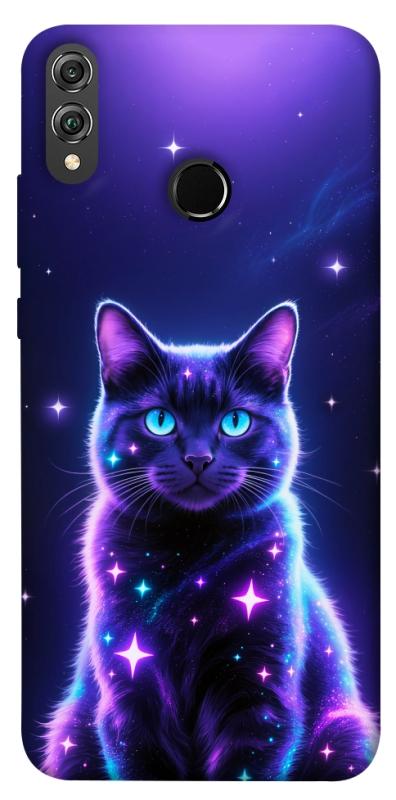 Чехол itsPrint Galaxy purple cat для Huawei Honor 8X, котики, купить оптом с доставкой