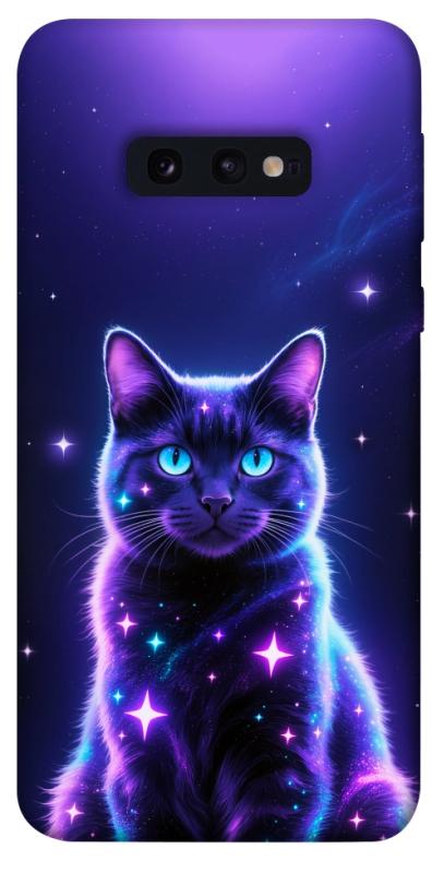 Чохол itsPrint Galaxy purple cat для Samsung Galaxy S10e, котики, купити оптом з доставкою