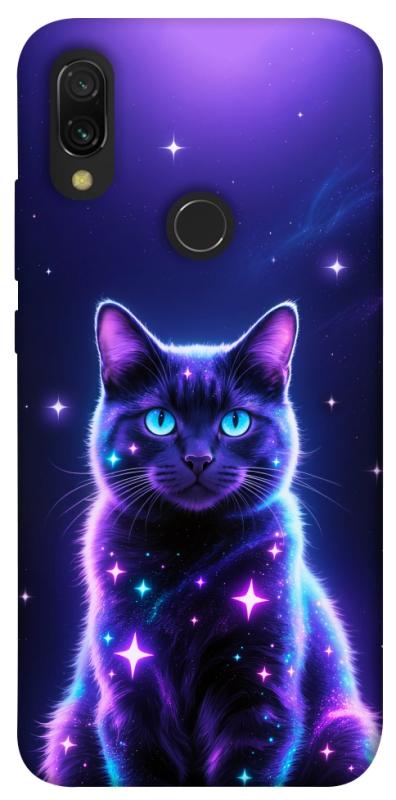 Чехол itsPrint Galaxy purple cat для Xiaomi Redmi 7, котики, купить оптом с доставкой