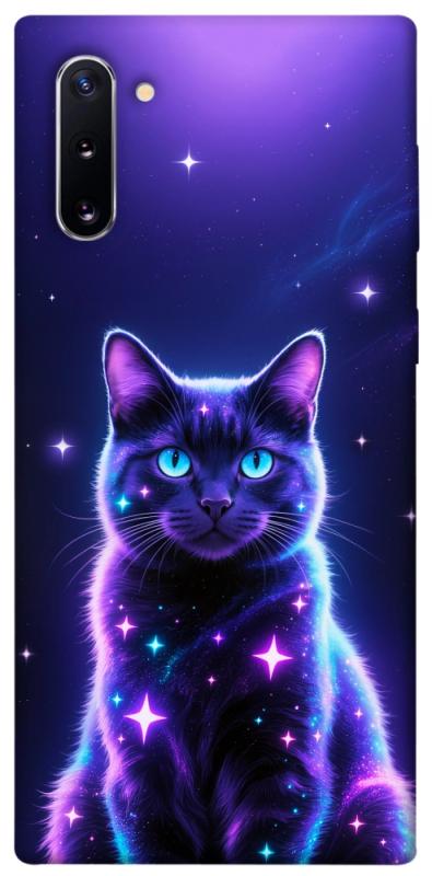 Чохол itsPrint Galaxy purple cat для Samsung Galaxy Note 10, котики, купити оптом з доставкою
