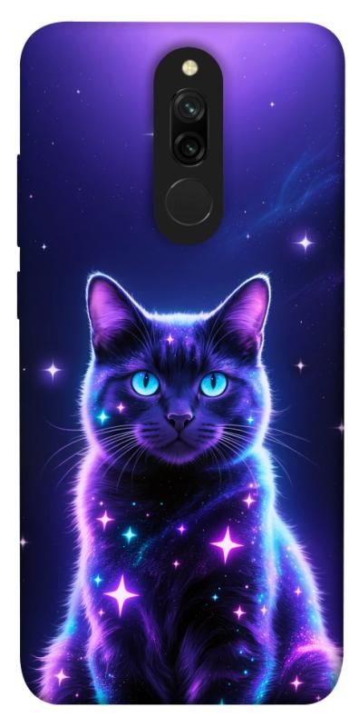 Чехол itsPrint Galaxy purple cat для Xiaomi Redmi 8, котики, купить оптом с доставкой
