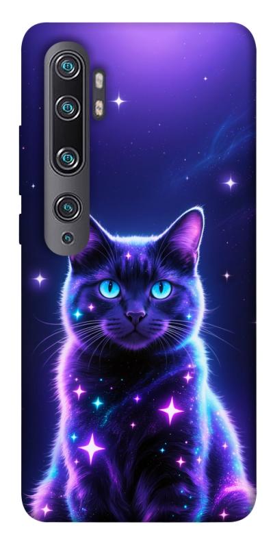 Чехол itsPrint Galaxy purple cat для Xiaomi Mi Note 10 / Note 10 Pro / Mi CC9 Pro, котики, купить оптом с доставкой