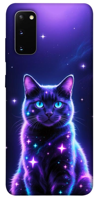 Чохол itsPrint Galaxy purple cat для Samsung Galaxy S20, котики, купити оптом з доставкою