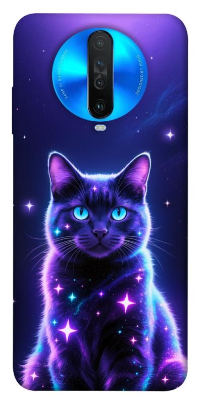 Чехол itsPrint Galaxy purple cat для Xiaomi Redmi K30, котики, купить оптом с доставкой