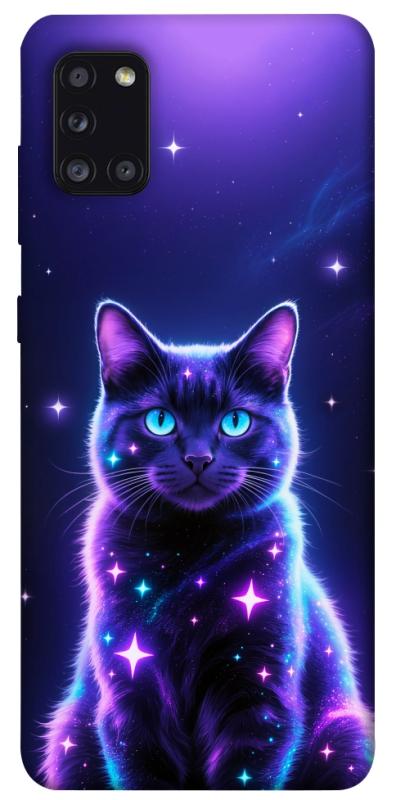 Чехол itsPrint Galaxy purple cat для Samsung Galaxy A31, котики, купить оптом с доставкой