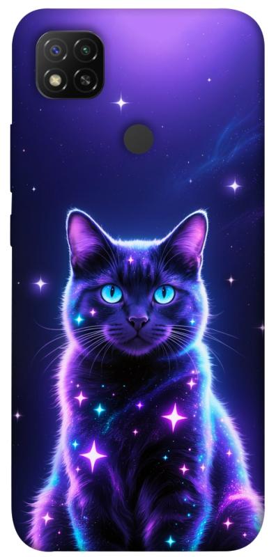 Чехол itsPrint Galaxy purple cat для Xiaomi Redmi 9C, животные, купить оптом с доставкой