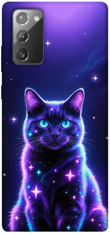 Чехол itsPrint Galaxy purple cat для Samsung Galaxy Note 20, котики, купить оптом с доставкой