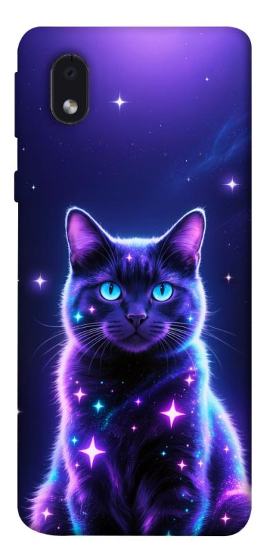 Чехол itsPrint Galaxy purple cat для Samsung Galaxy M01 Core / A01 Core, животные, купить оптом с доставкой