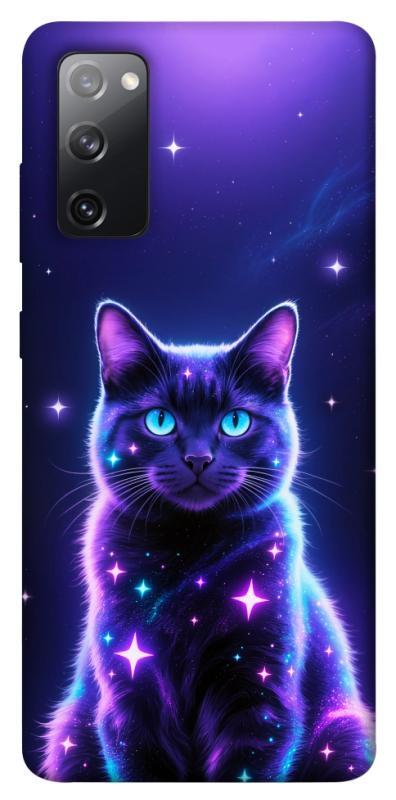 Чехол itsPrint Galaxy purple cat для Samsung Galaxy S20 FE, животные, купить оптом с доставкой