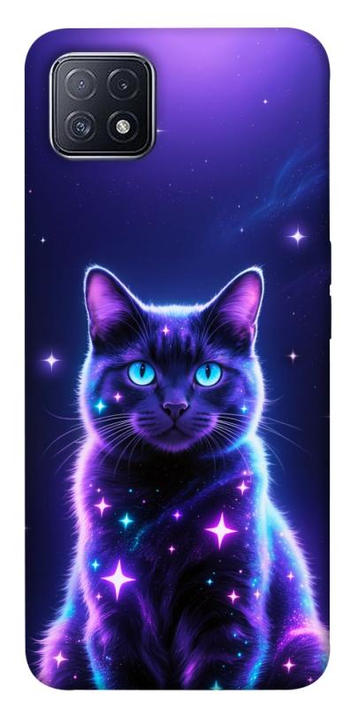 Чехол itsPrint Galaxy purple cat для Oppo A73, животные, купить оптом с доставкой