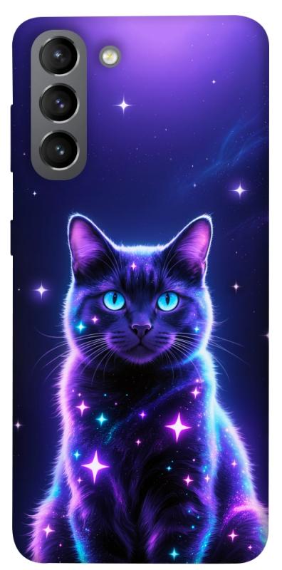 Чехол itsPrint Galaxy purple cat для Samsung Galaxy S21, животные, купить оптом с доставкой