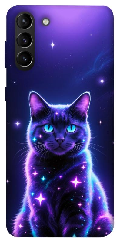 Чехол itsPrint Galaxy purple cat для Samsung Galaxy S21+, животные, купить оптом с доставкой