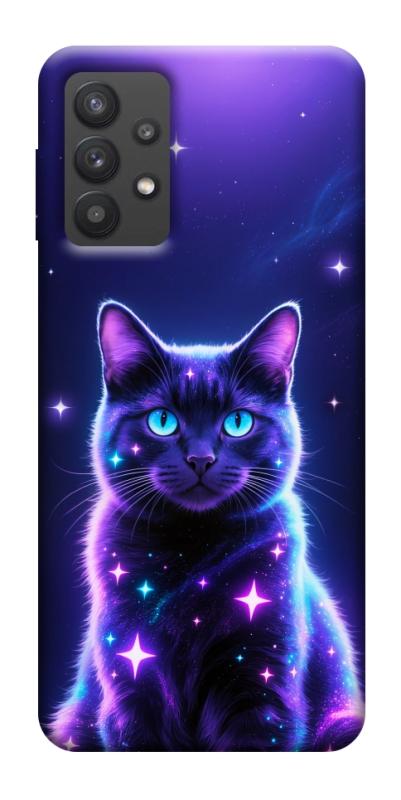 Чехол itsPrint Galaxy purple cat для Samsung Galaxy A32 (A326B) 5G, котики, купить оптом с доставкой