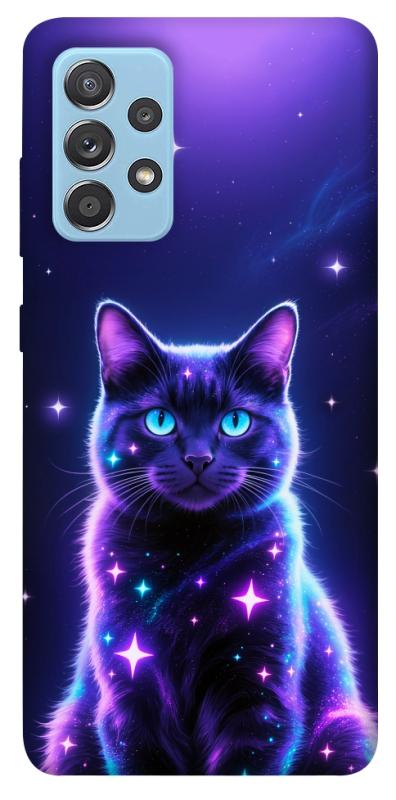 Чехол itsPrint Galaxy purple cat для Samsung Galaxy A52 4G / A52 5G, животные, купить оптом с доставкой