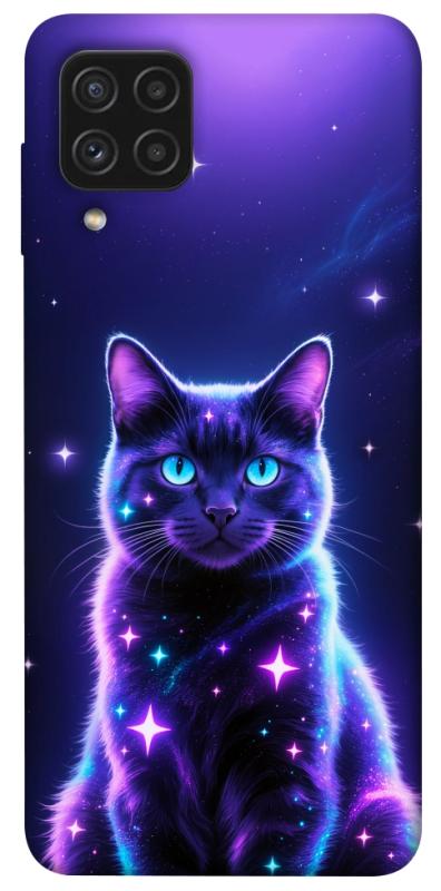 Чехол itsPrint Galaxy purple cat для Samsung Galaxy A22 4G, котики, купить оптом с доставкой