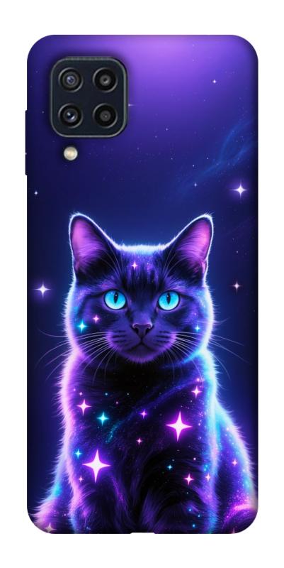 Чехол itsPrint Galaxy purple cat для Samsung Galaxy M32, животные, купить оптом с доставкой