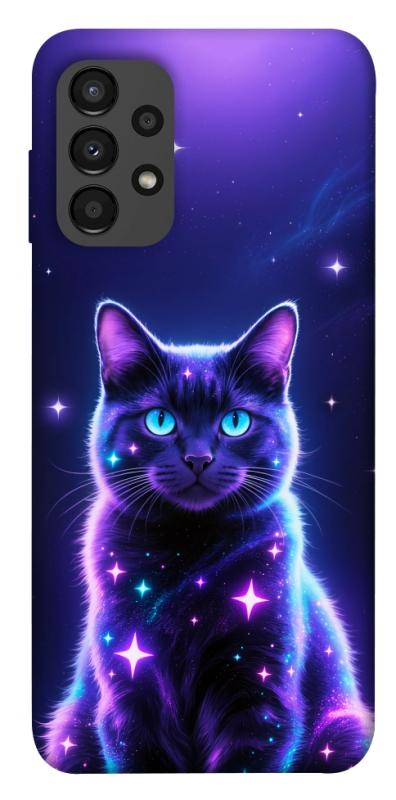 Чехол itsPrint Galaxy purple cat для Samsung Galaxy A13 4G, животные, купить оптом с доставкой