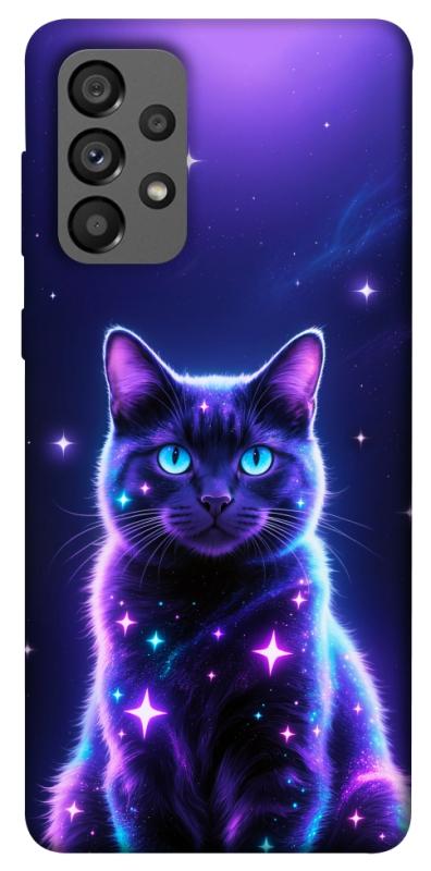 Чехол itsPrint Galaxy purple cat для Samsung Galaxy A73 5G, животные, купить оптом с доставкой