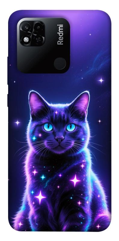 Чехол itsPrint Galaxy purple cat для Xiaomi Redmi 10A, котики, купить оптом с доставкой