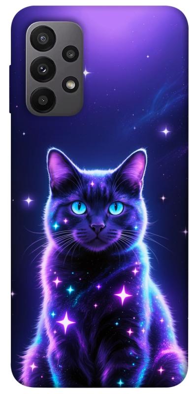 Чехол itsPrint Galaxy purple cat для Samsung Galaxy A23 4G, котики, купить оптом с доставкой