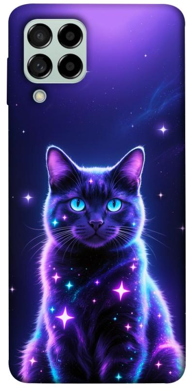 Чехол itsPrint Galaxy purple cat для Samsung Galaxy M53 5G, животные, купить оптом с доставкой
