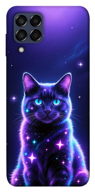 Чехол itsPrint Galaxy purple cat для Samsung Galaxy M33 5G, животные, купить оптом с доставкой
