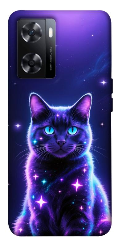 Чехол itsPrint Galaxy purple cat для OnePlus Nord N20 SE, котики, купить оптом с доставкой