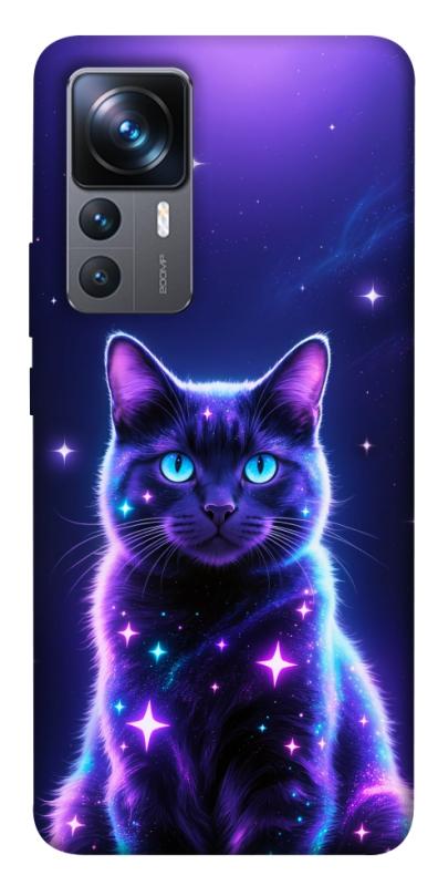Чохол itsPrint Galaxy purple cat для Xiaomi 12T / 12T Pro, котики, купити оптом з доставкою