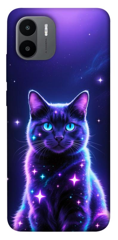 Чохол itsPrint Galaxy purple cat для Xiaomi Redmi A1+ / A2+, тварини, купити оптом з доставкою
