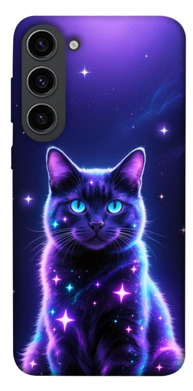 Чехол itsPrint Galaxy purple cat для Samsung Galaxy S23, котики, купить оптом с доставкой