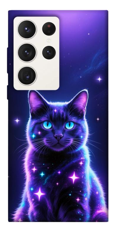 Чехол itsPrint Galaxy purple cat для Samsung Galaxy S23 Ultra, котики, купить оптом с доставкой