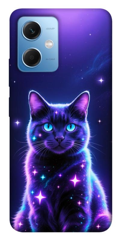 Чехол itsPrint Galaxy purple cat для Xiaomi Redmi Note 12 5G, котики, купить оптом с доставкой