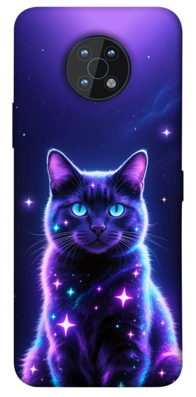 Чехол itsPrint Galaxy purple cat для Nokia G50, животные, купить оптом с доставкой