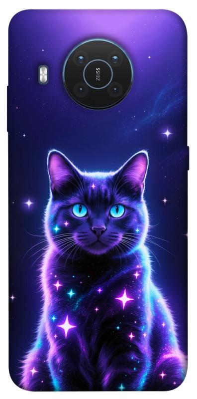 Чехол itsPrint Galaxy purple cat для Nokia X10 / X20, котики, купить оптом с доставкой