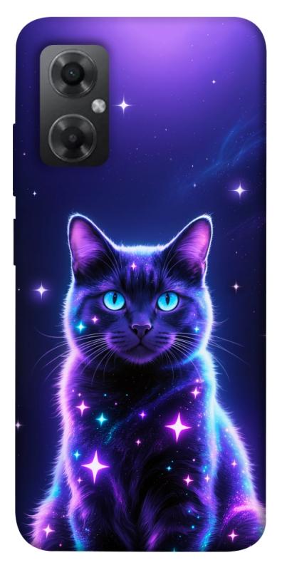 Чехол itsPrint Galaxy purple cat для Xiaomi Redmi Note 11R, котики, купить оптом с доставкой