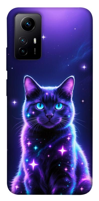 Чехол itsPrint Galaxy purple cat для Xiaomi Redmi Note 12S, животные, купить оптом с доставкой
