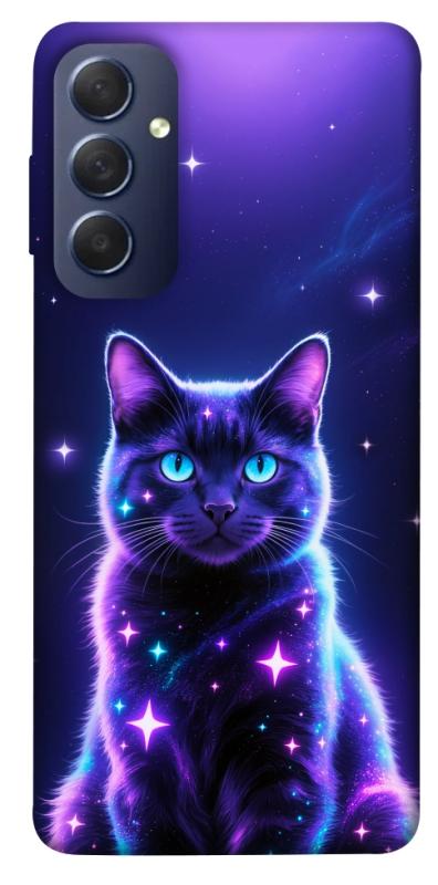 Чехол itsPrint Galaxy purple cat для Samsung Galaxy M54 5G, животные, купить оптом с доставкой