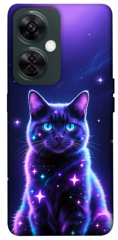 Чехол itsPrint Galaxy purple cat для OnePlus Nord CE 3 Lite, котики, купить оптом с доставкой