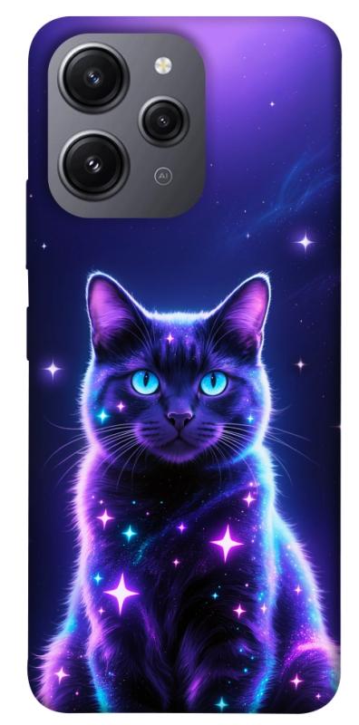 Чехол itsPrint Galaxy purple cat для Xiaomi Redmi 12, котики, купить оптом с доставкой