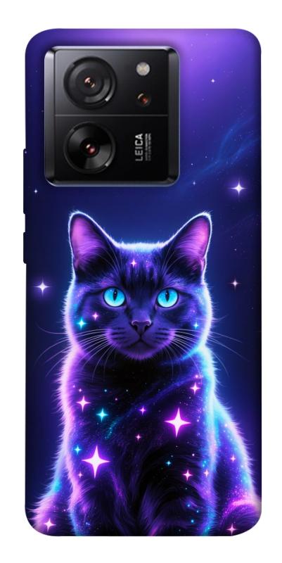 Чохол itsPrint Galaxy purple cat для Xiaomi 13T, котики, купити оптом з доставкою