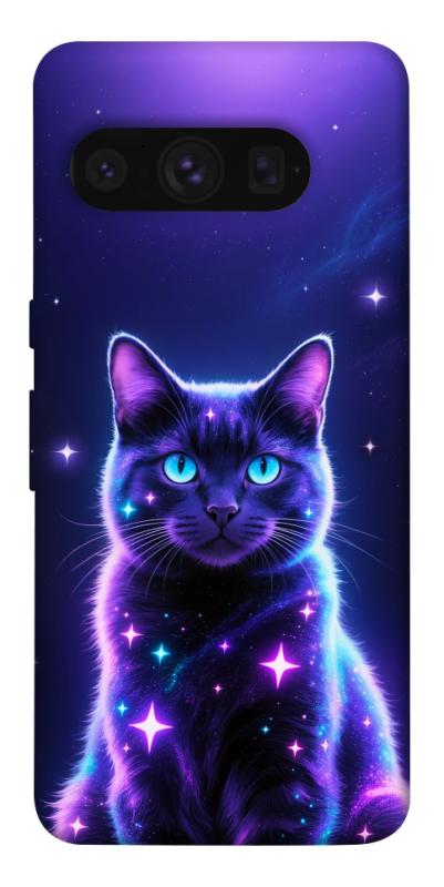Чехол itsPrint Galaxy purple cat для Google Pixel 8 Pro, животные, купить оптом с доставкой