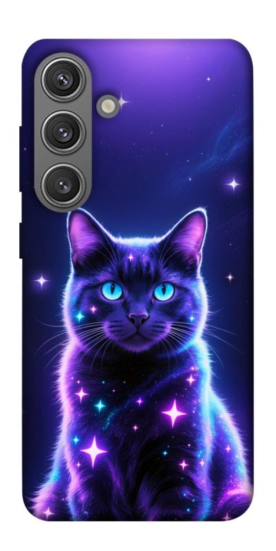 Чохол itsPrint Galaxy purple cat для Samsung Galaxy S24+, котики, купити оптом з доставкою