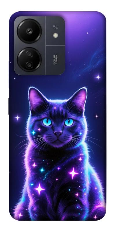 Чехол itsPrint Galaxy purple cat для Xiaomi Redmi 13C, котики, купить оптом с доставкой