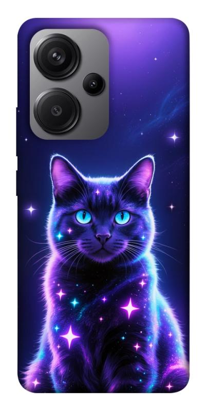 Чехол itsPrint Galaxy purple cat для Xiaomi Redmi Note 13 Pro+, котики, купить оптом с доставкой