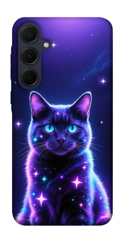 Чехол itsPrint Galaxy purple cat для Samsung Galaxy A35, котики, купить оптом с доставкой